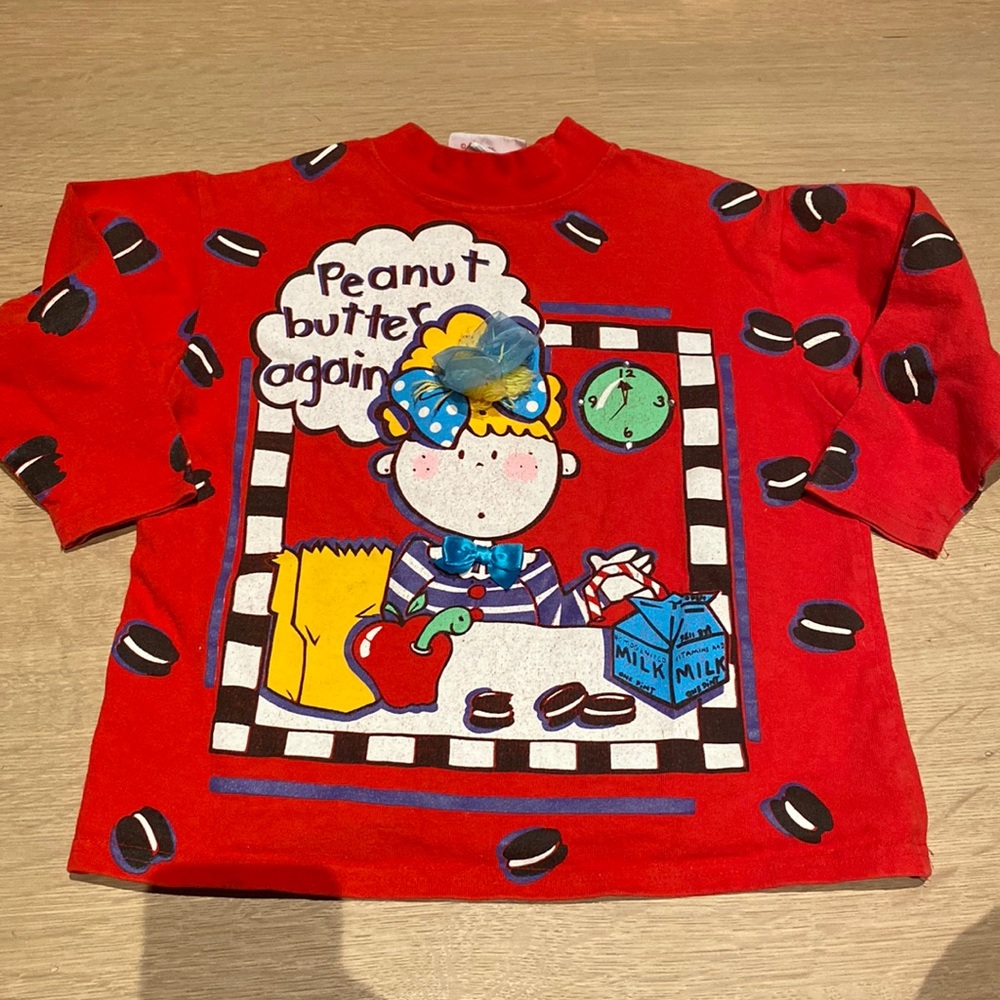 Collectible Tickle Me NY graphic & embellishments T shirt size 5/6 girls